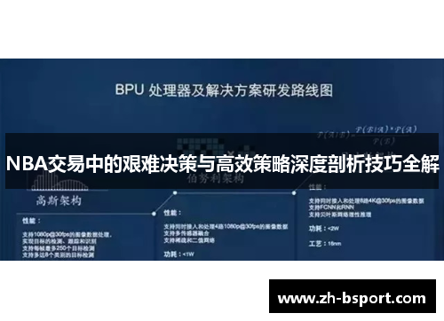NBA交易中的艰难决策与高效策略深度剖析技巧全解 NBA交易中的艰难决策与高效策略深度剖析技巧全解